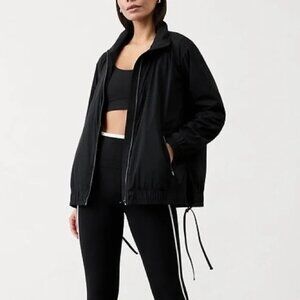 NWT Athleta Rise Anorak Jacket Black Small